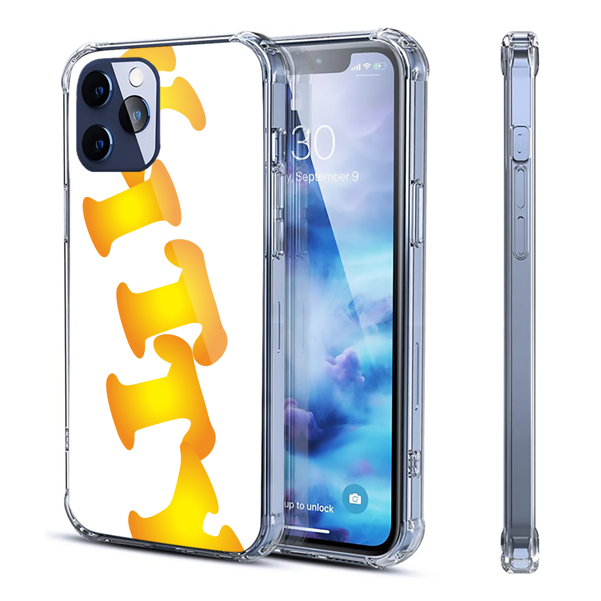 （画像用） Hello Kitty ハローキティ 【iPhone 12シリーズ対応】透明スマホケース（クリアソフトケース）